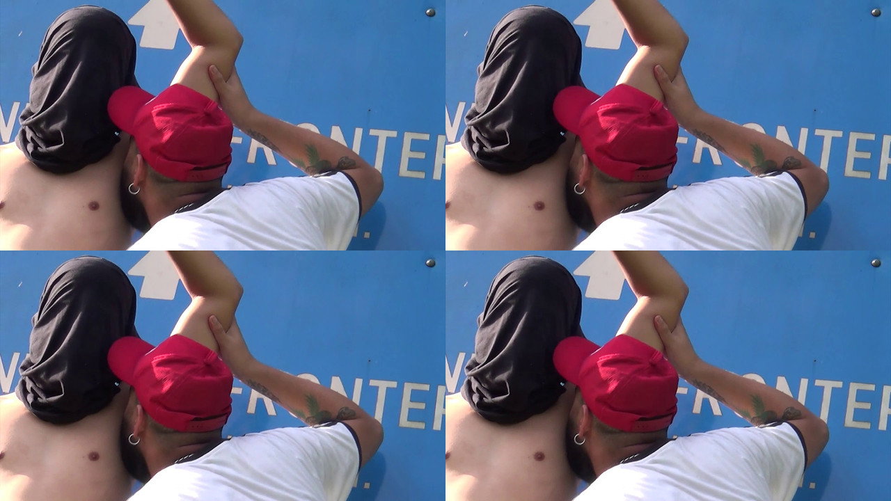 Horny in Border: Essay on AIDS Images backdrop