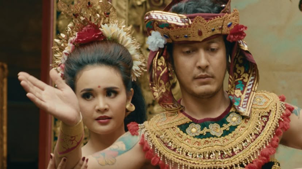 Paris in Bali backdrop