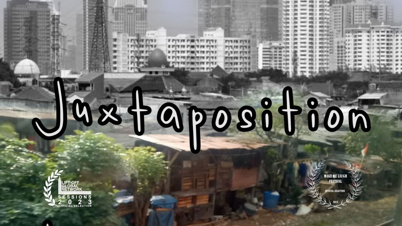 Juxtaposition backdrop