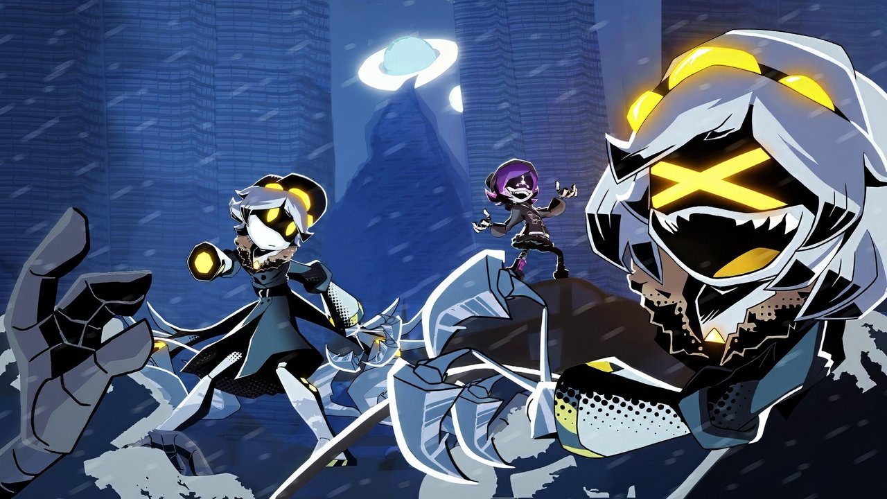 Murder Drones backdrop