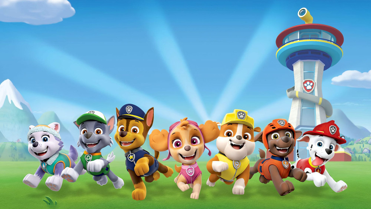 Nya äventyr med Paw Patrol backdrop