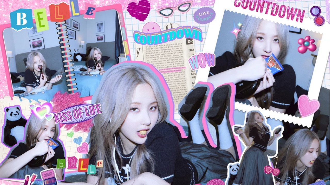 KISS OF LIFE "벨 (BELLE)" backdrop