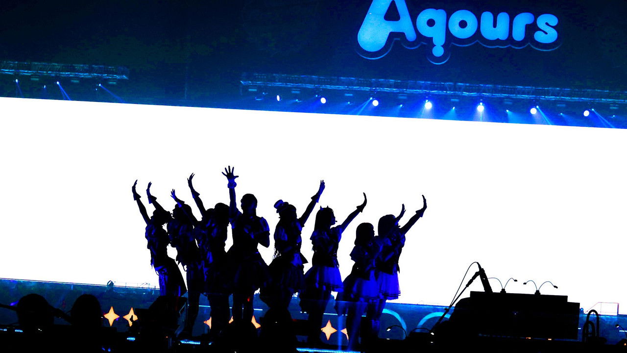 Aqours 6th LoveLive! ~KU-RU-KU-RU Rock 'n' Roll TOUR~ ＜WINDY STAGE＞ backdrop