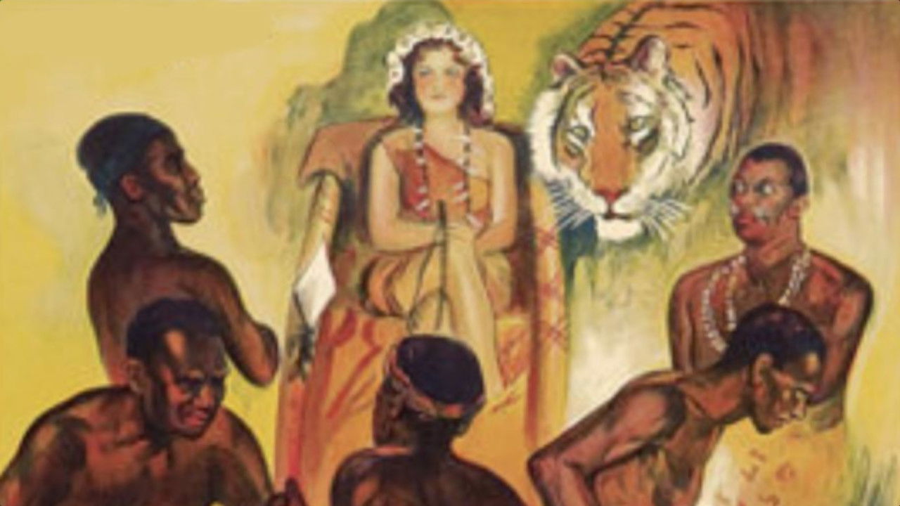 Queen of the Jungle backdrop