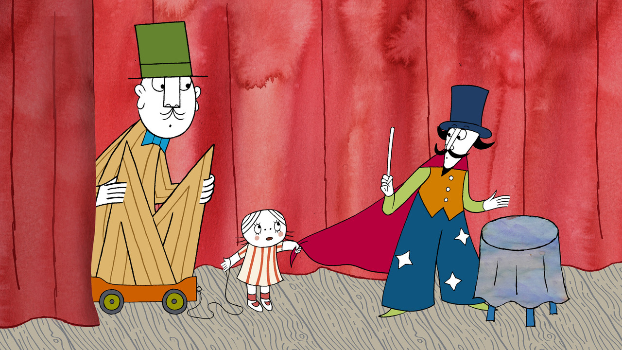 Var inte rädd, Långa Farbrorn backdrop