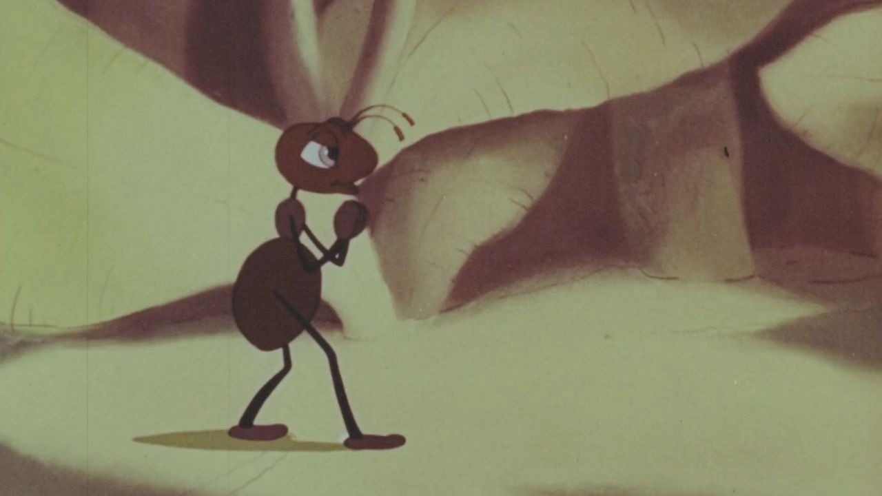 A Bragging Ant backdrop