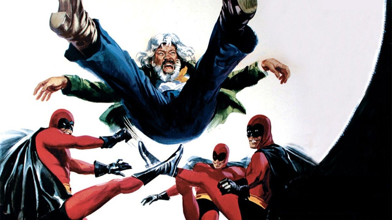 Three Supermen of the West backdrop