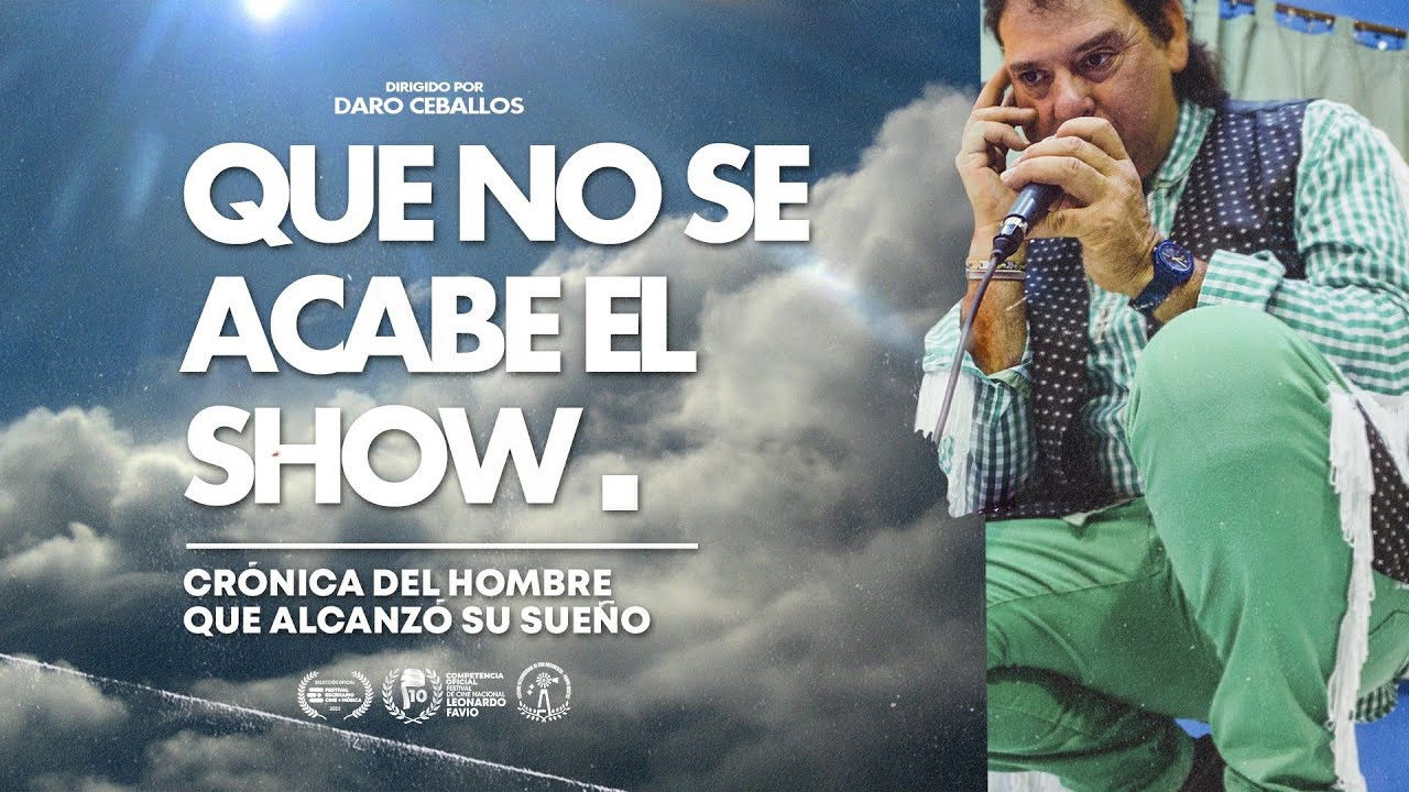 Que no se acabe el show backdrop