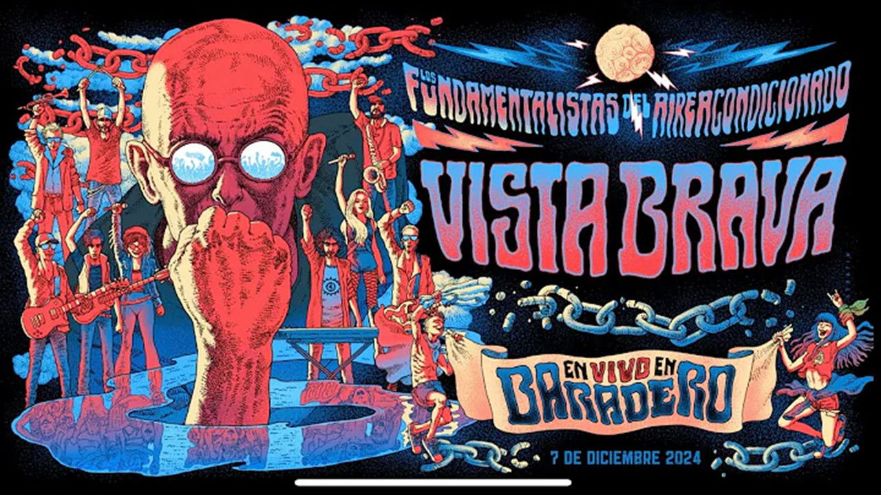 Los Fundamentalistas del Aire Acondicionado - Vista brava en vivo en Baradero backdrop
