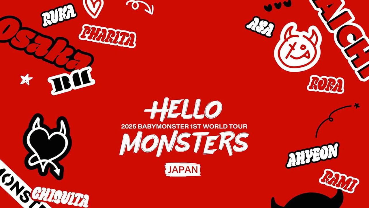BABYMONSTER 1ST WORLD TOUR ＜HELLO MONSTERS＞ IN JAPAN backdrop