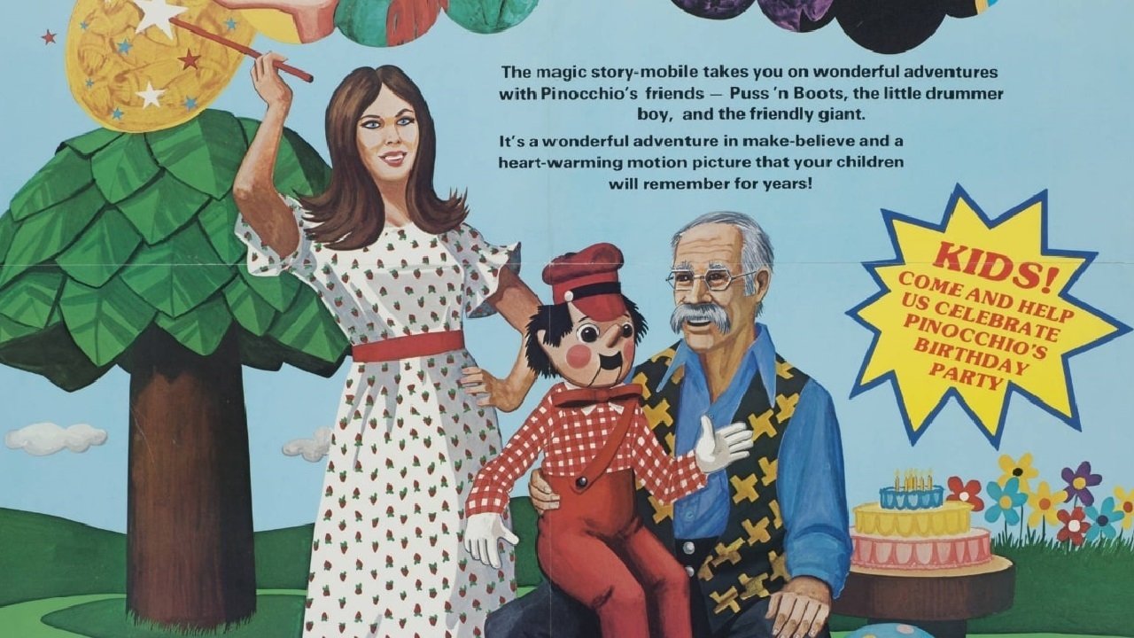 Pinocchio’s Birthday Party backdrop