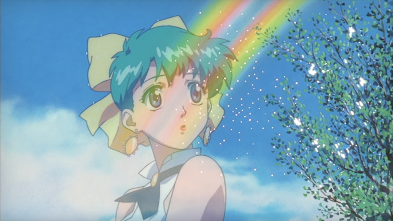 Star Magician Magical Emi: Beautiful Clouds backdrop