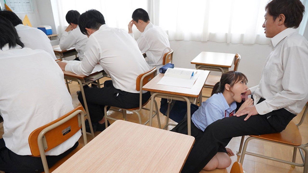 The Flip Side of Her Liking Me is That She Teases Me Every Day. The Truly Sadistic Younger Gal Makes Me Come. Reona Tomiyasu backdrop