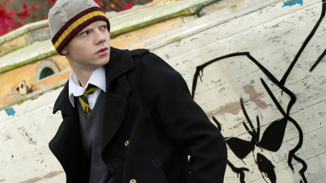 Death of a Superhero backdrop