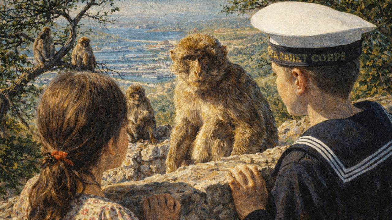 The Clue of the Missing Ape backdrop