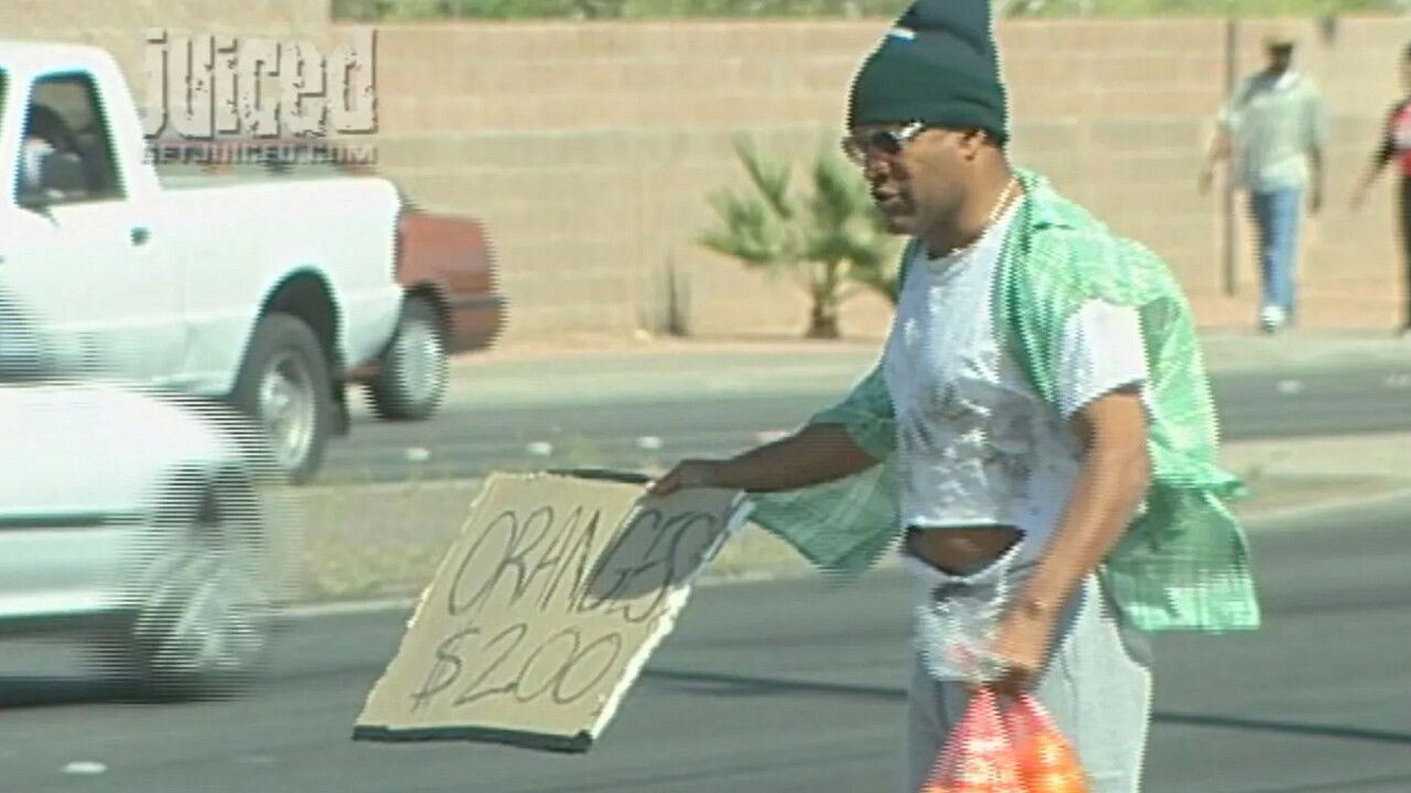 Juiced with O.J. Simpson backdrop