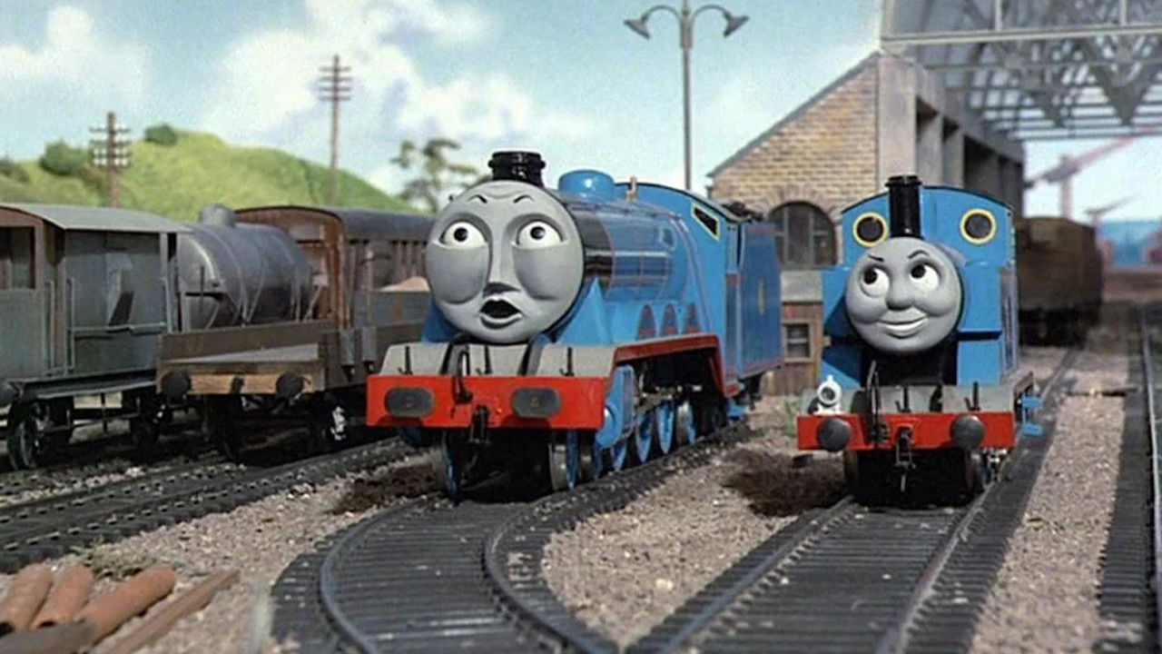 Thomas & Friends: Thomas Gets Tricked backdrop