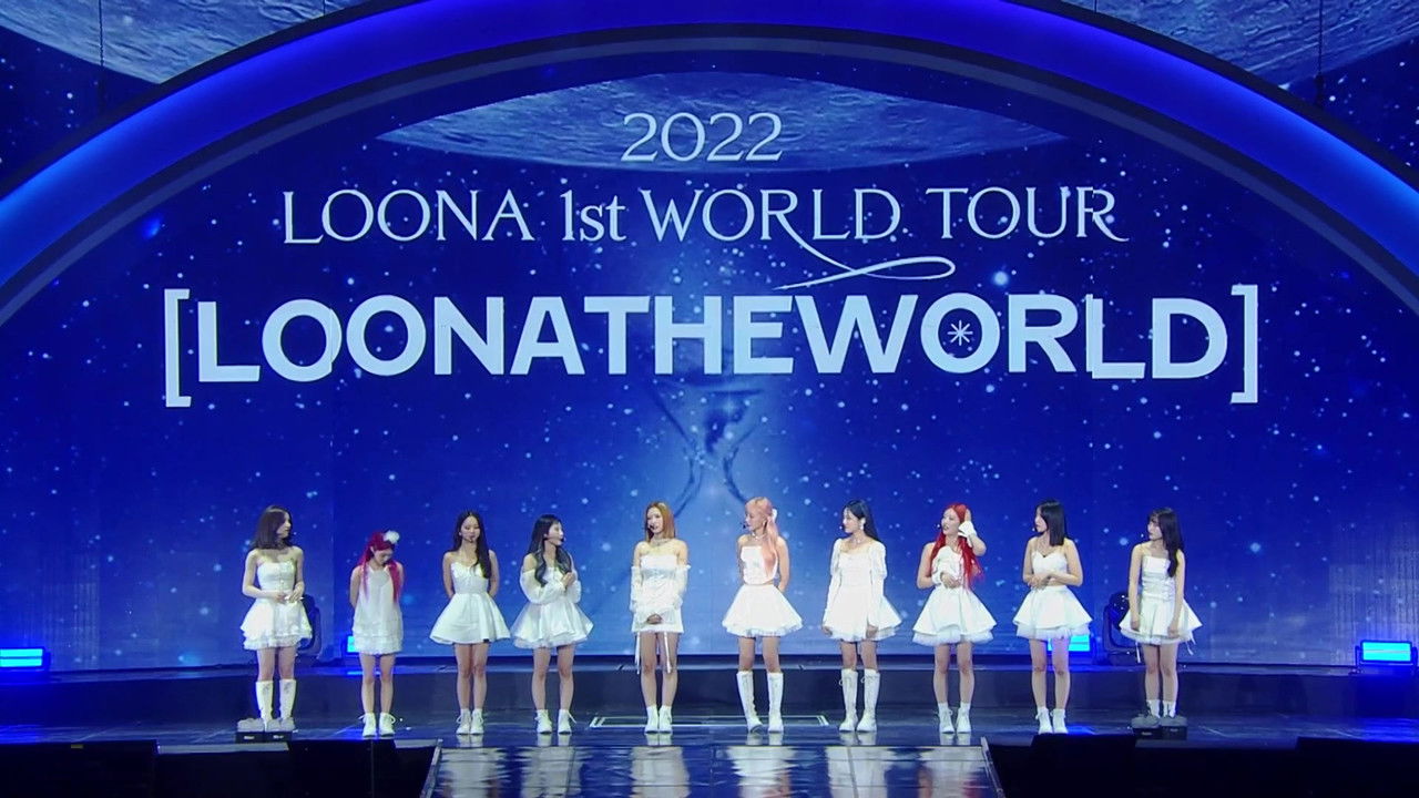 LOONA 1st World Tour : [LOONATHEWORLD] In Seoul Day1 backdrop