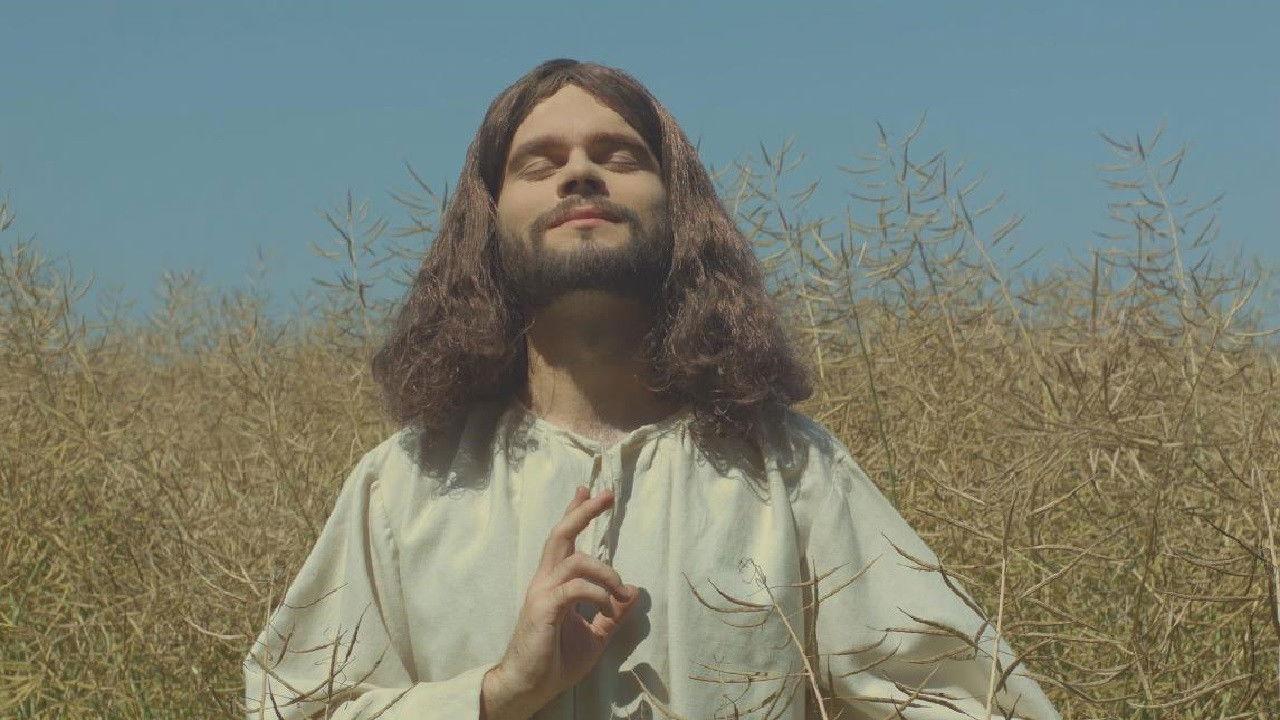 Jezus vs Bóg backdrop