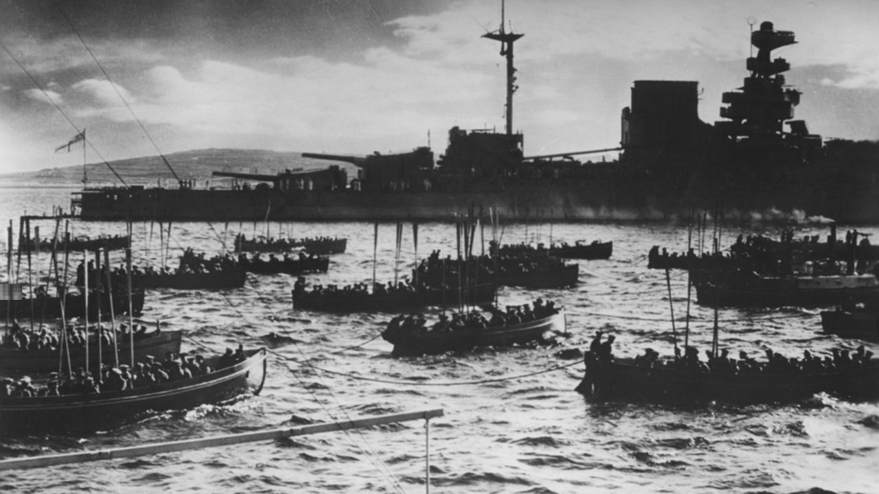 Tell England backdrop