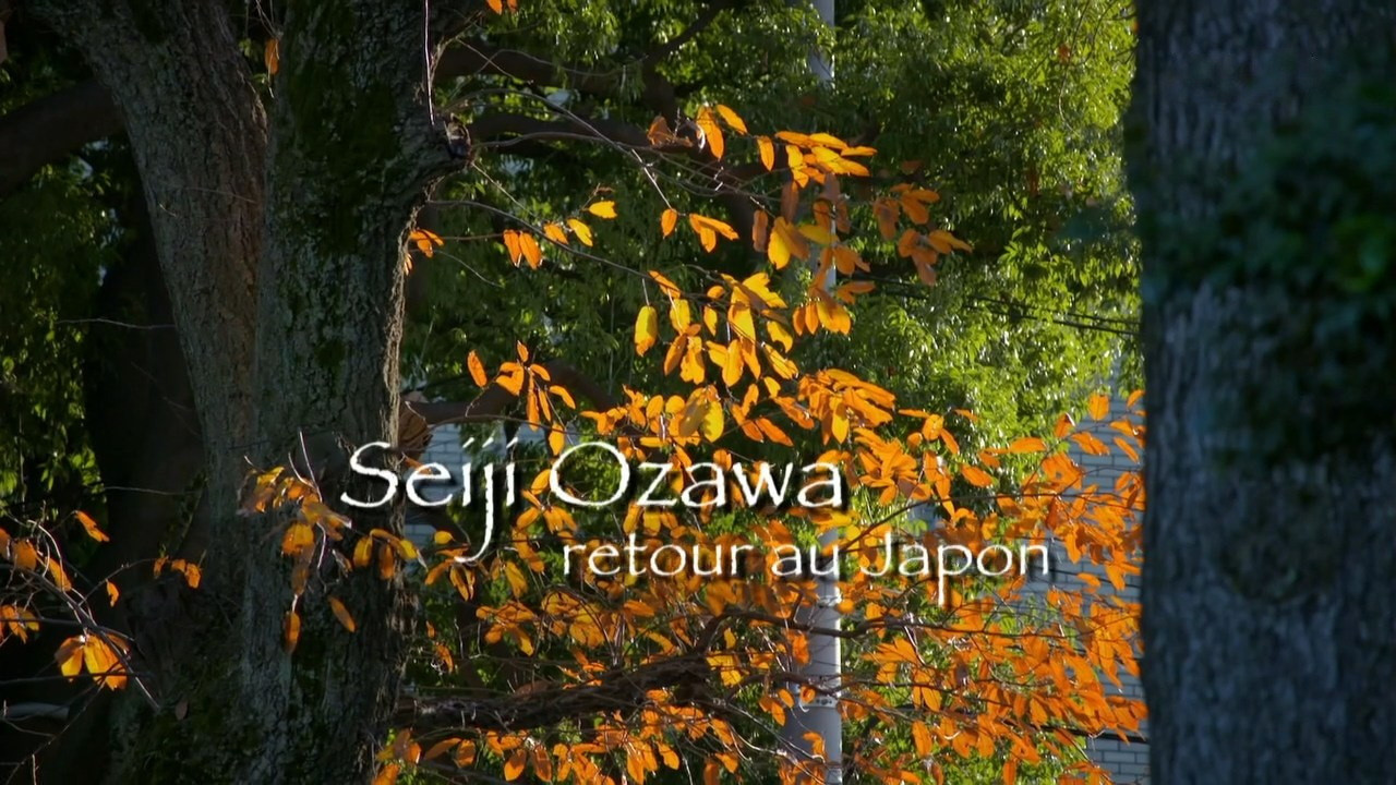 Seiji Ozawa — Back to Japan backdrop