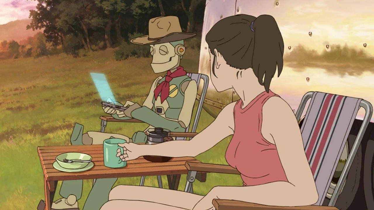 Robot on the Road backdrop