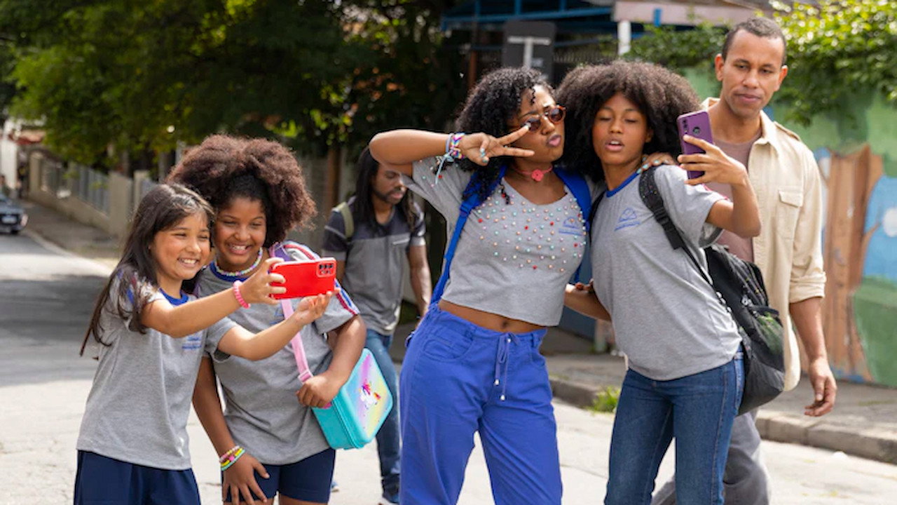 Família de Sorte backdrop