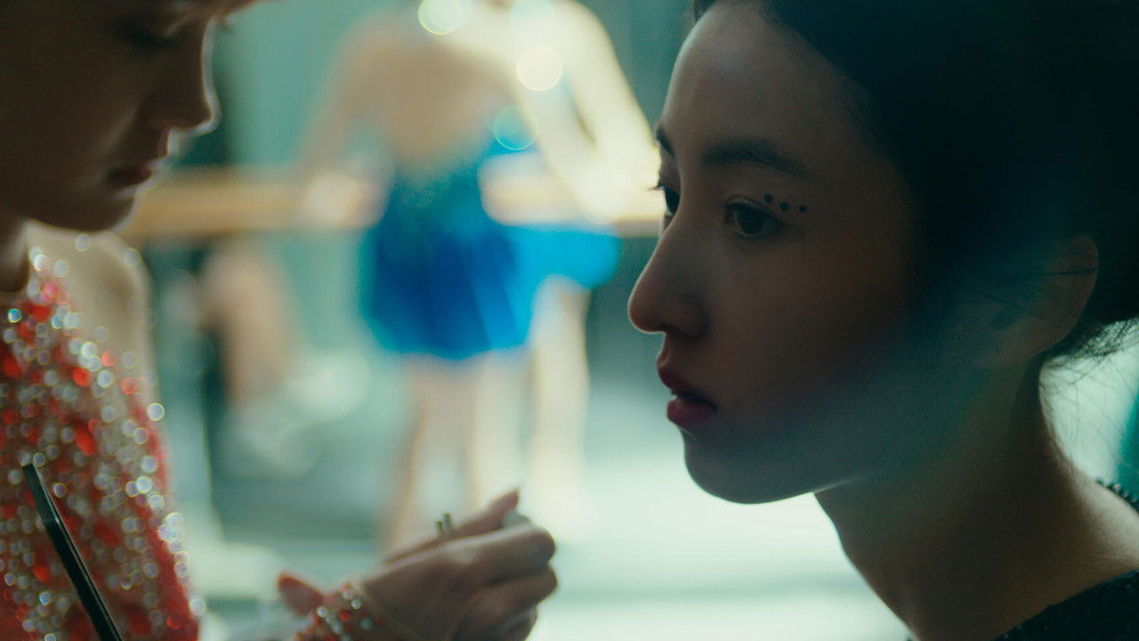 Girl on Edge backdrop