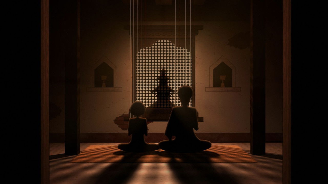 Marionettes (and the virtue of a lotus flower) backdrop