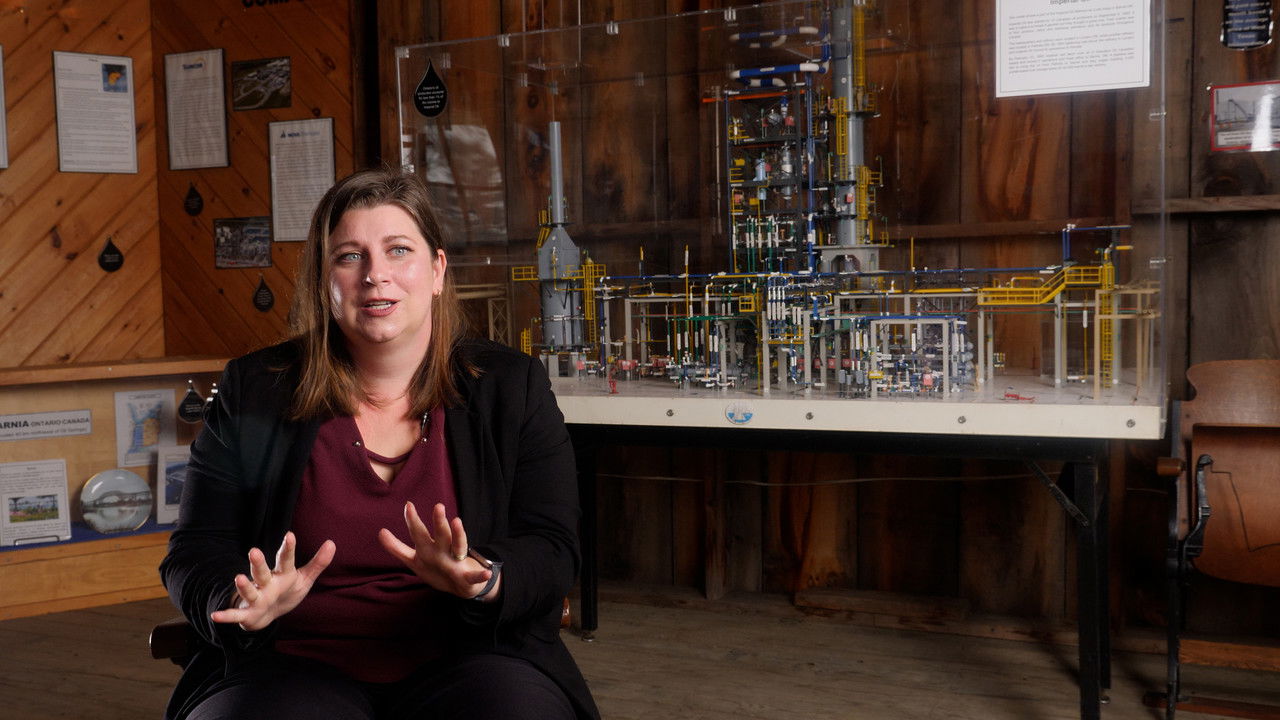 Oil Springs backdrop