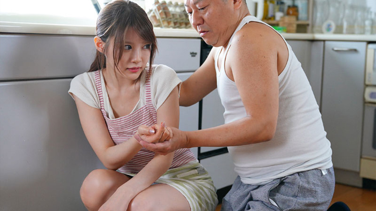 From morning to night when you are away, your father tongue licking keeps making me cum… NTR Minami Aizawa backdrop