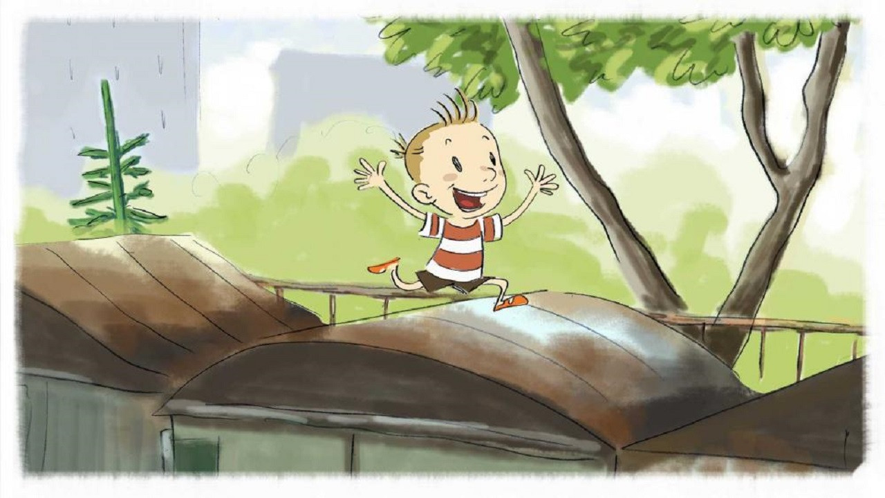 Kolya and Old Women backdrop