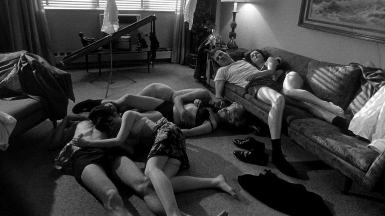 One Naked Night backdrop