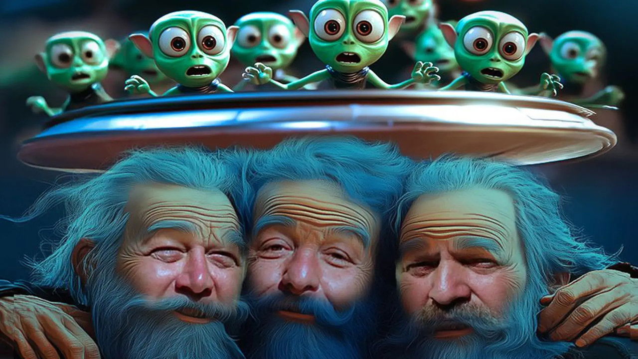 Vasile si naveta spatiala backdrop