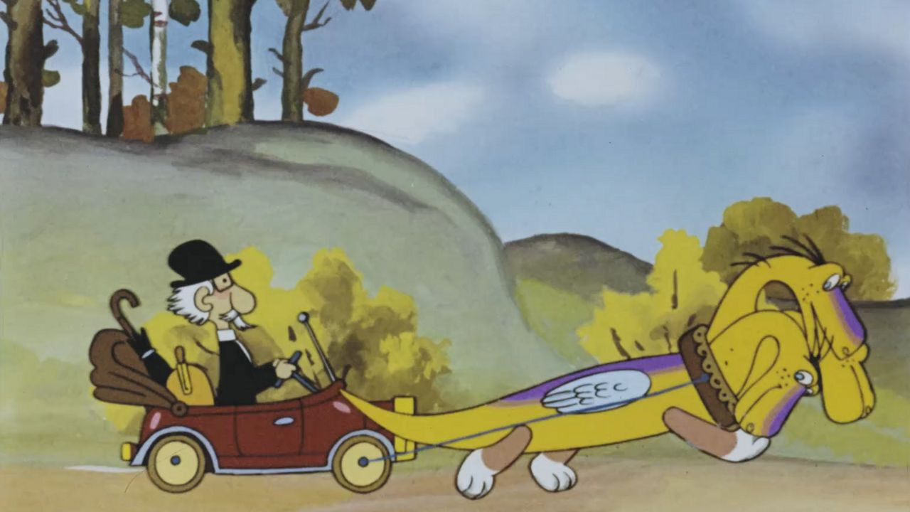 A Gullible Dragon backdrop