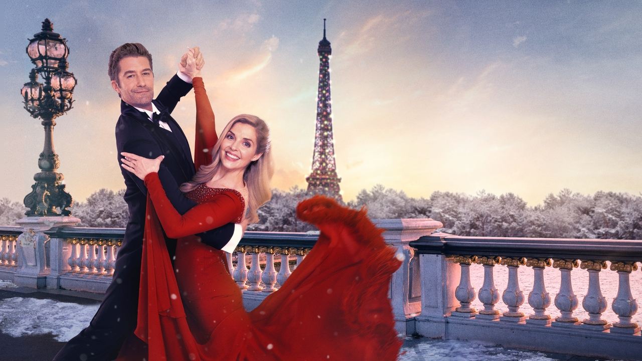 Paris Christmas Waltz backdrop
