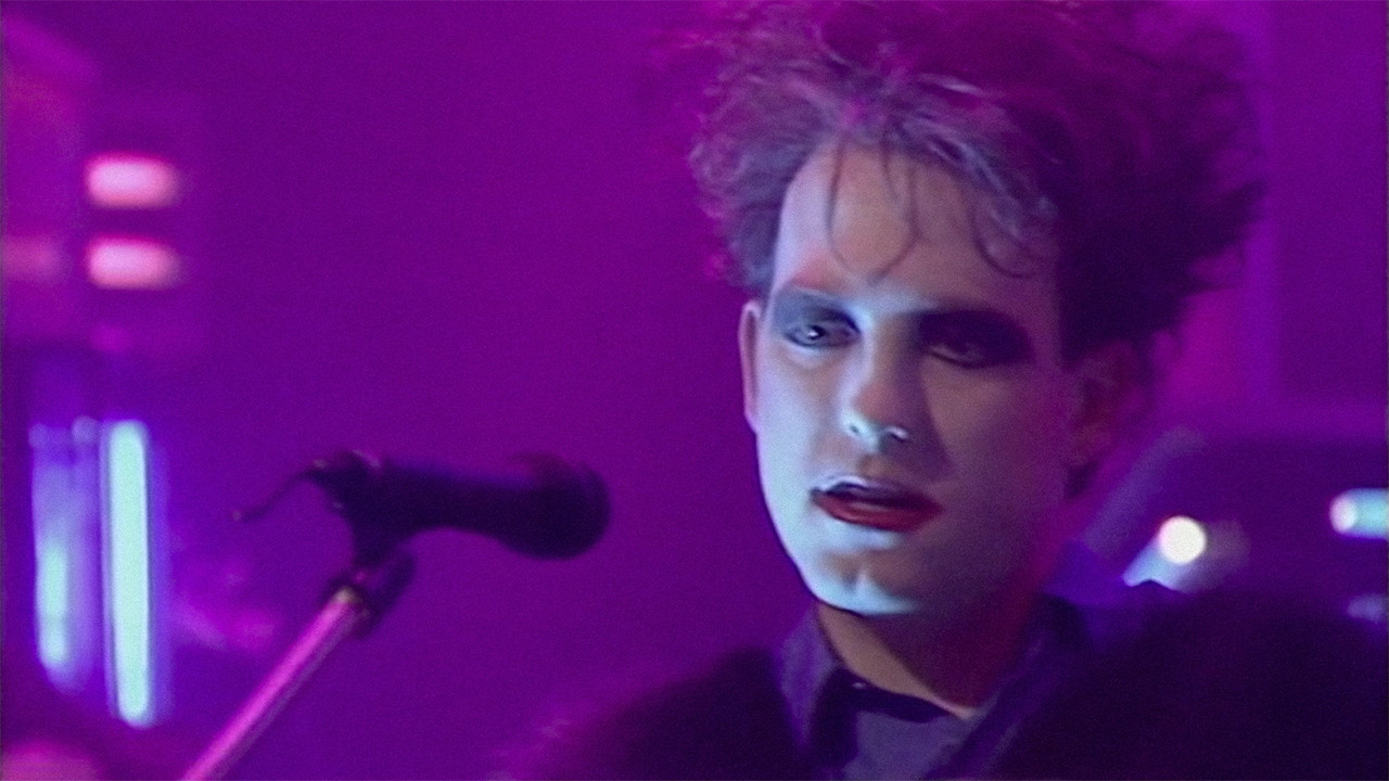 The Cure at the BBC backdrop