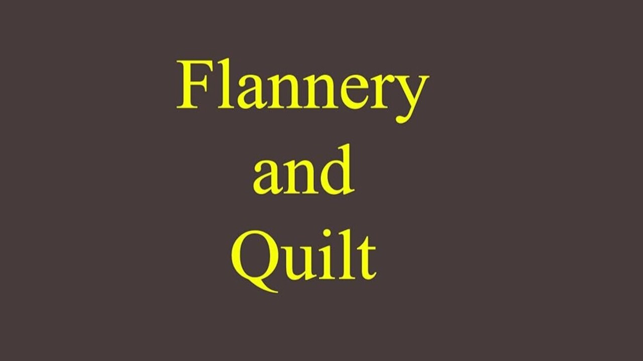 Flannery and Quilt backdrop