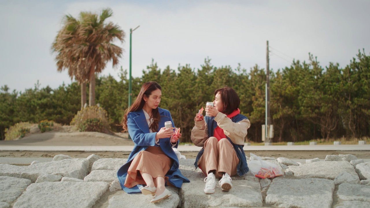 Flowers Blooming on the Shore backdrop