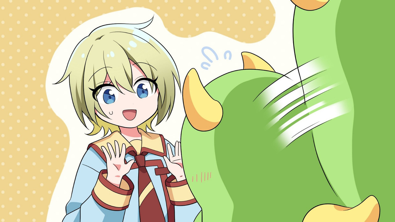 Housoushitsu no Kigurumi Girl backdrop