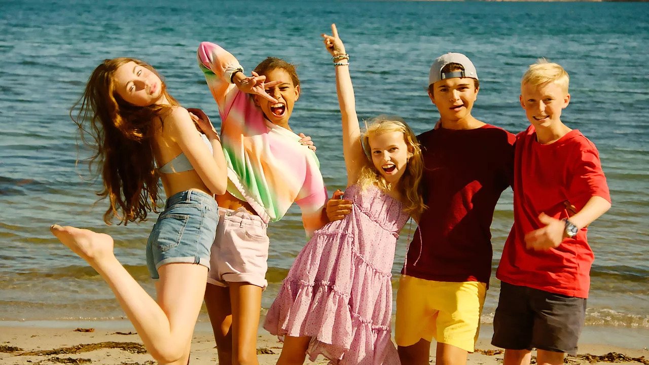 The campsite backdrop