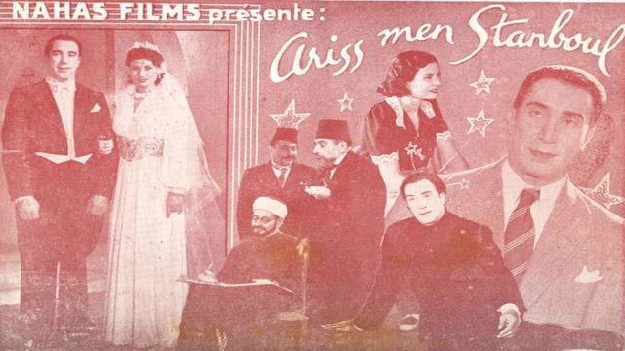 A groom from Istanbul backdrop