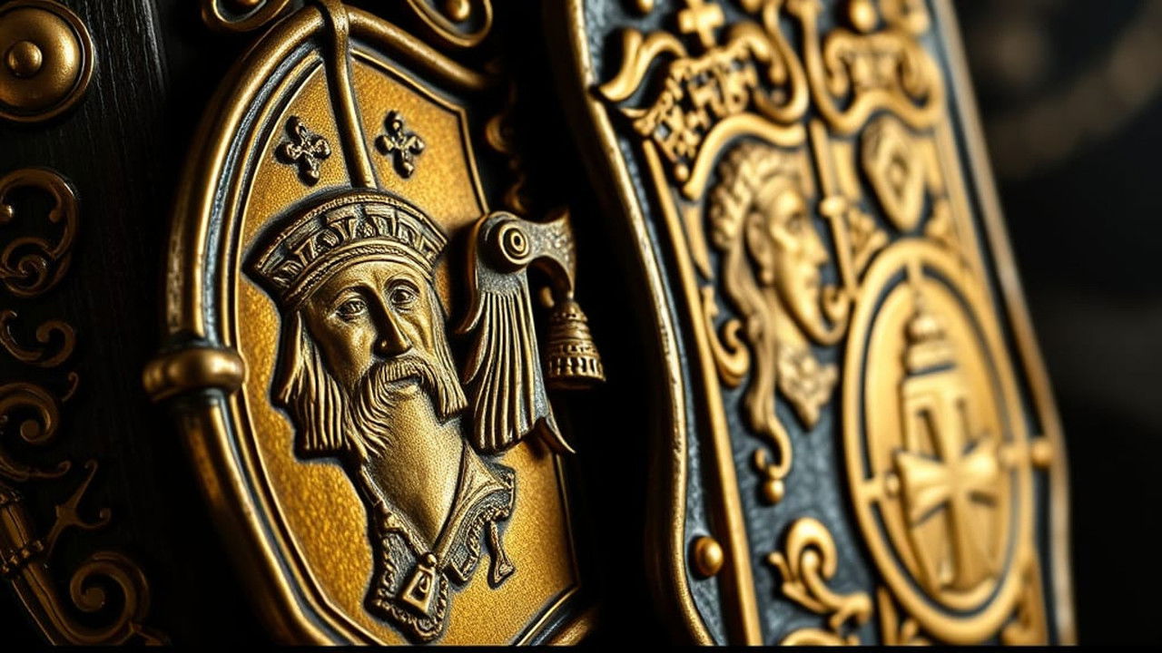 Spada Imperiale e della sua guaina backdrop