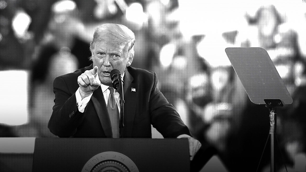 Donald Trump: A Faking It Special backdrop