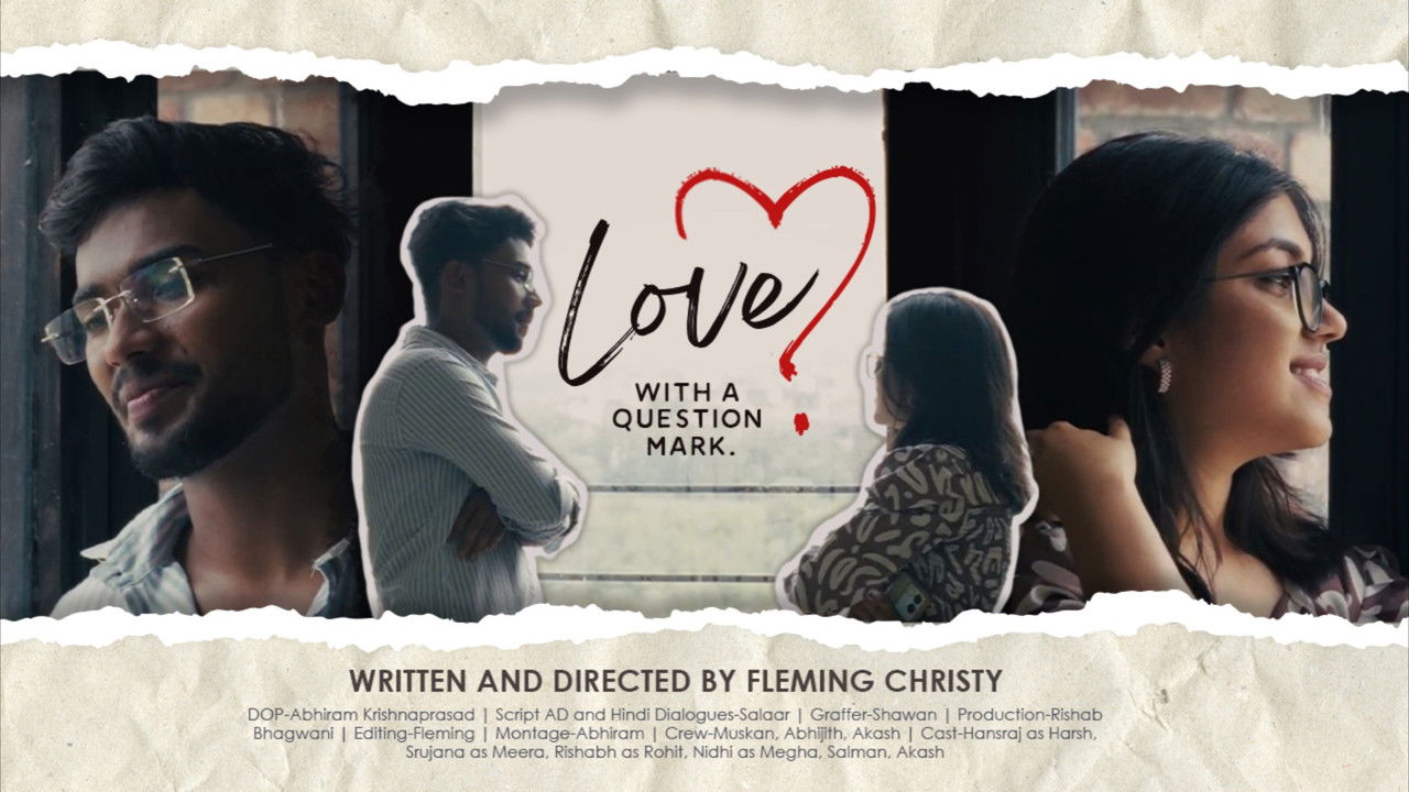 Love with a Question Mark backdrop