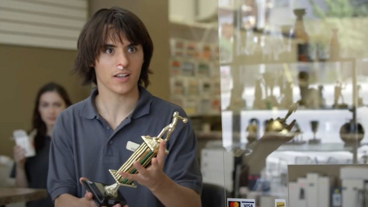 L for Loser backdrop