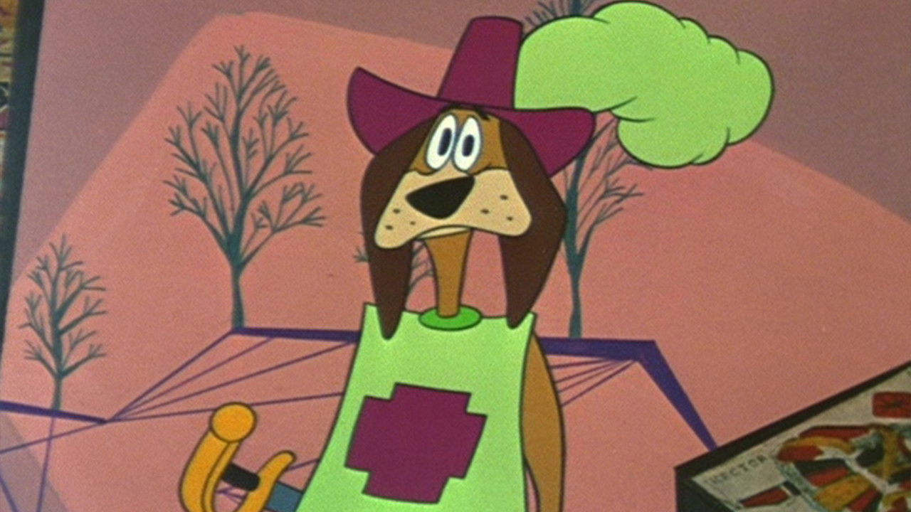 The Talking Dog backdrop