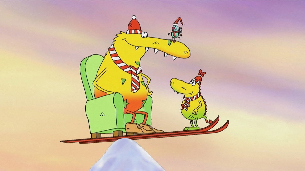 Molly and the Christmas Monster backdrop