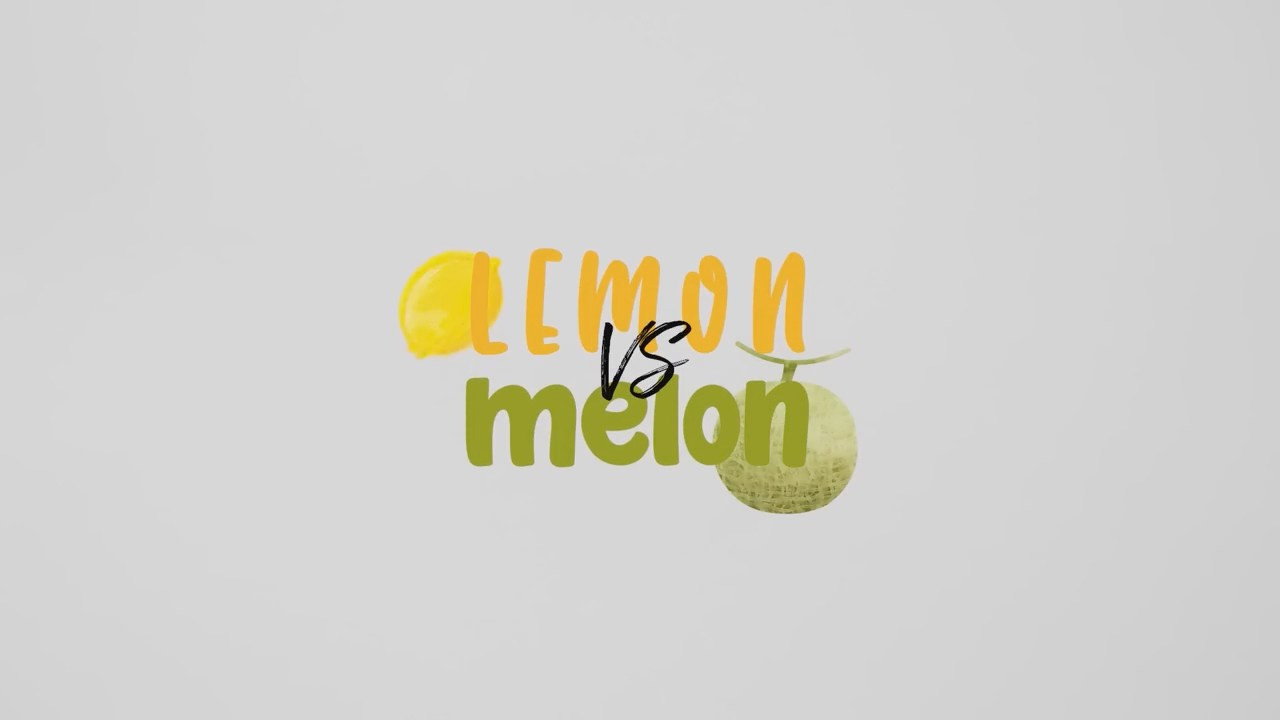 Lemon VS Melon backdrop