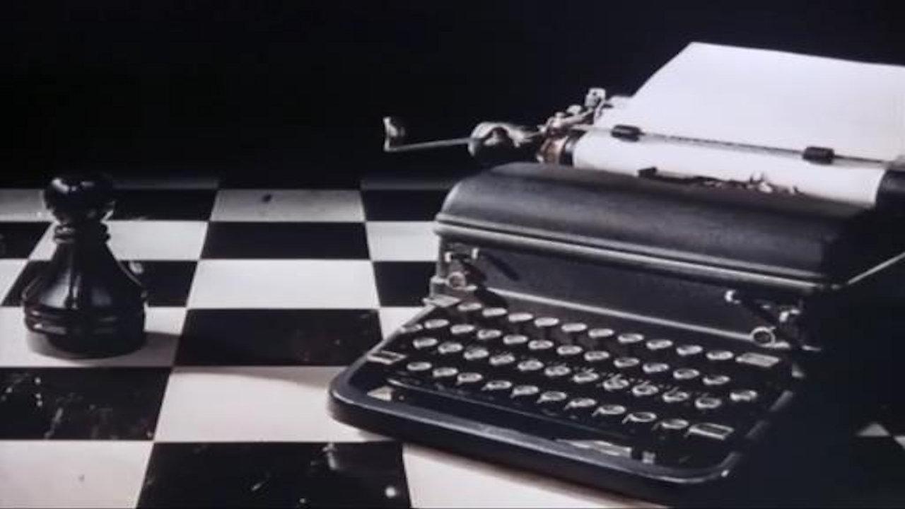 Ellery Queen backdrop